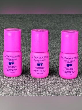 3 Ultra Violette Future Screen SPF 50 Modern Mineral Sunscreen 15ml/.5fl.oz Mini